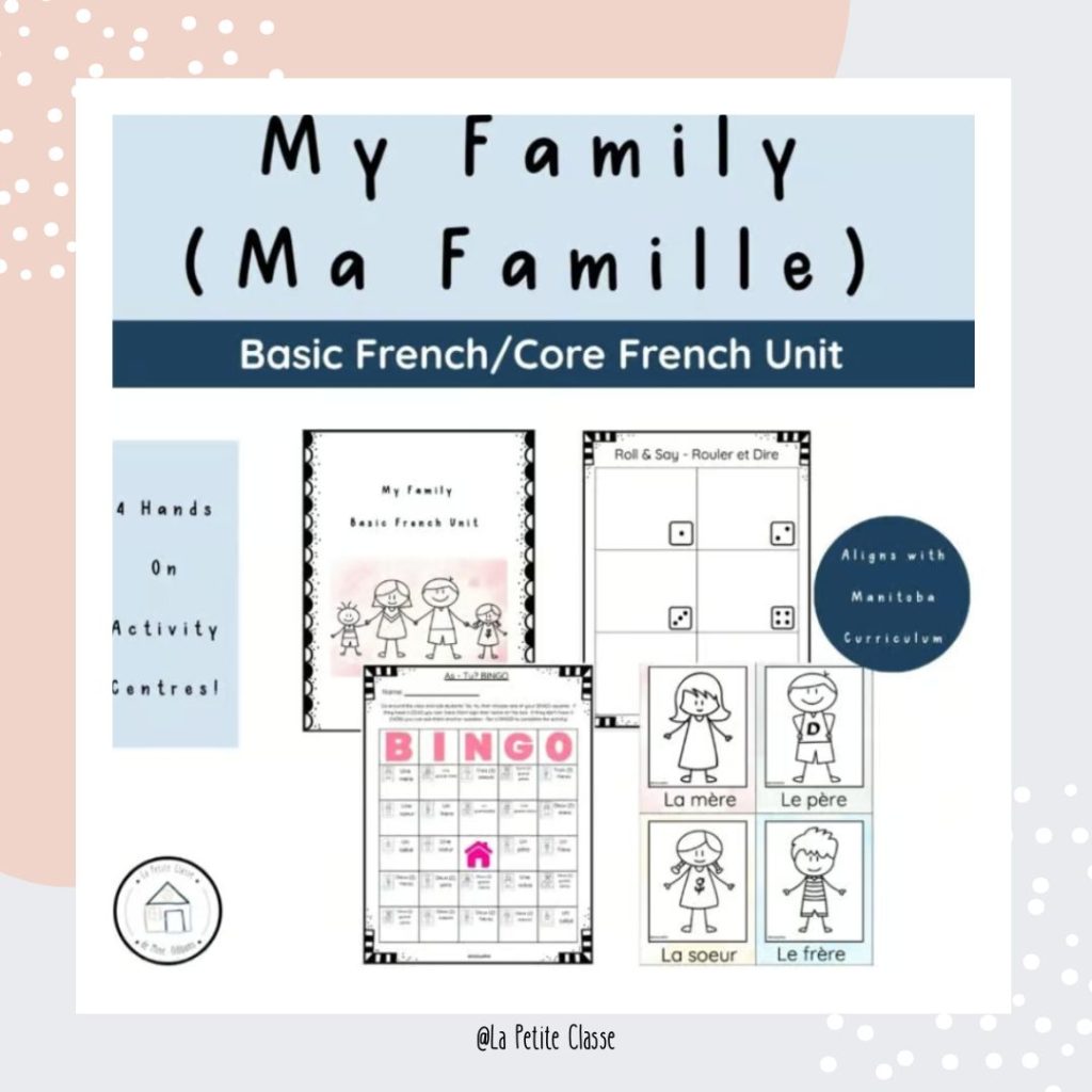 How to Teach “Ma Famille” in French (Without Overcomplicating It)